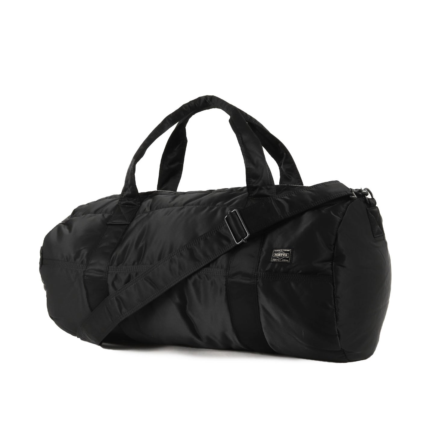 FENDI ナイロン生地 2way ボストンバッグ ドラムバッグ ブラック 