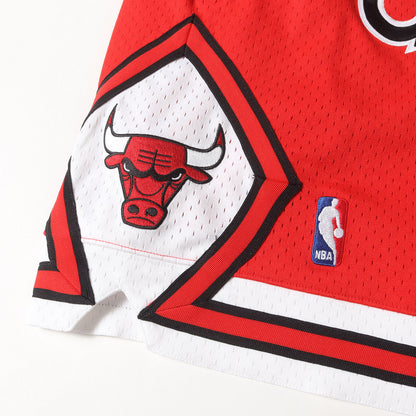 ×MITCHELL&NESS ×NBA シカゴ・ブルズ モデル バスケ ショーツ(Chicago Bulls Shorts)