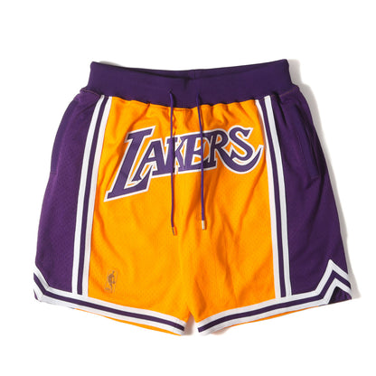 ×MITCHELL&NESS ×NBA ロサンゼルス・レイカーズ モデル バスケ ショーツ(Los Angeles Lakers Shorts)