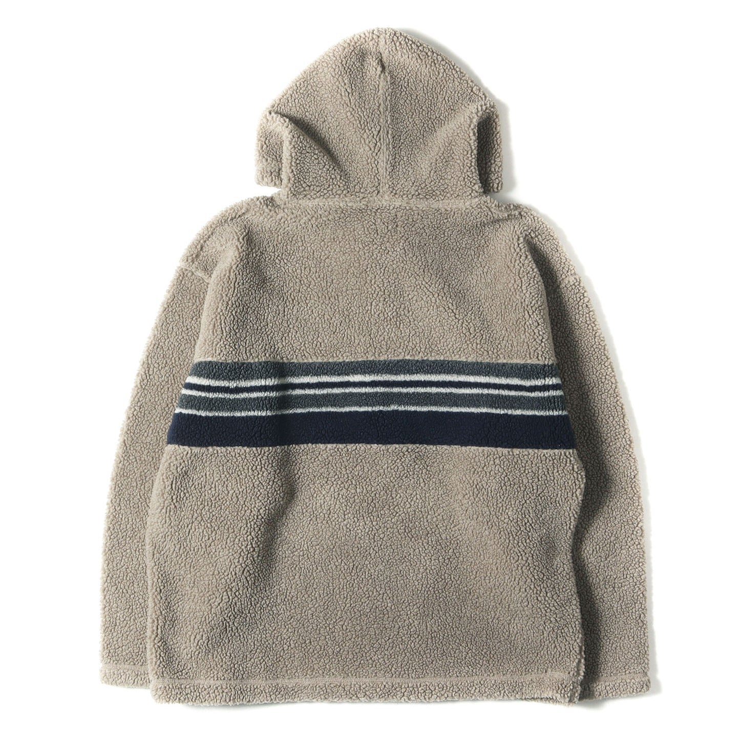 00s OLD GAP チェストボーダー フリースボア パーカー
