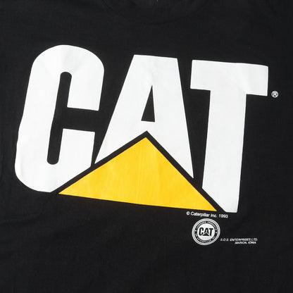 90s キャタピラー 定番ロゴ Tシャツ / USA製 企業 Caterpillar