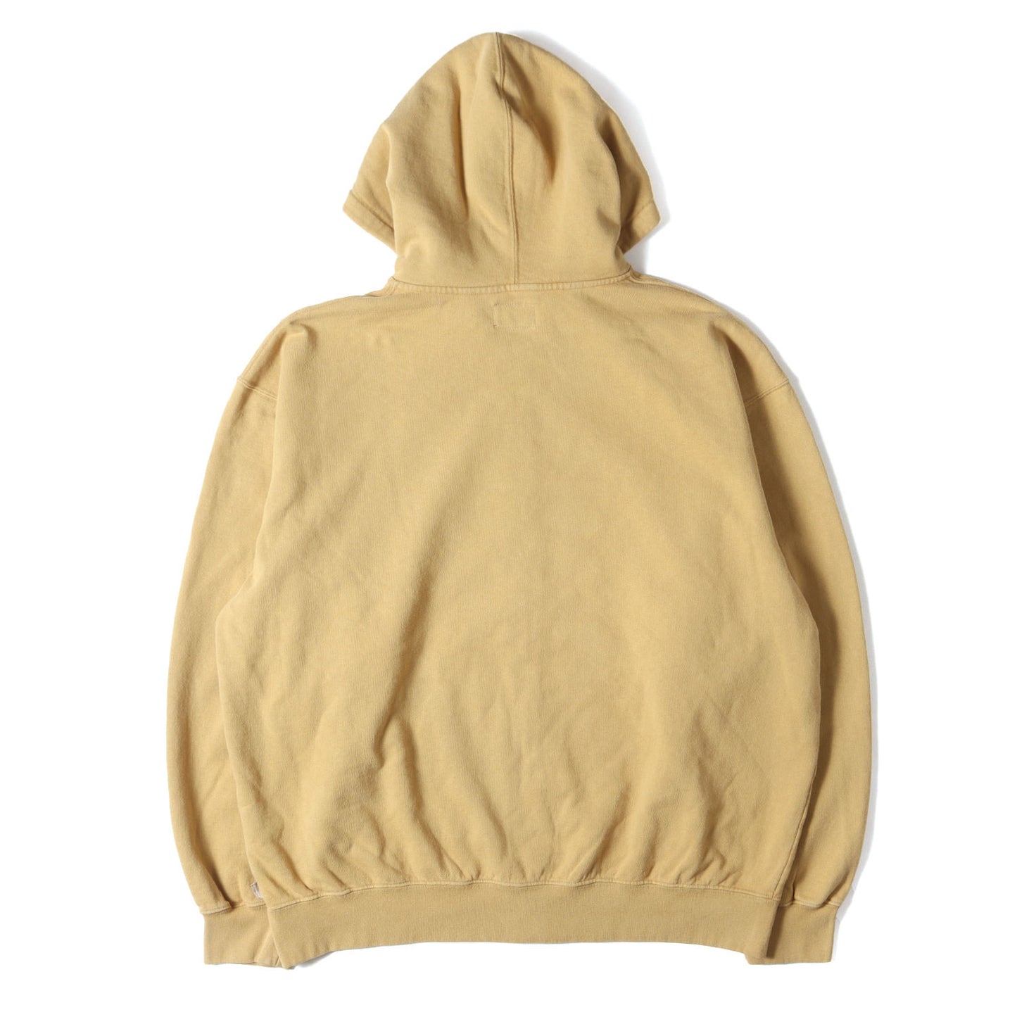 24SS オーバーダイ スモールBOXロゴ ジップ スウェット パーカー(Overdyed Small Box Zip Up Hooded Sweatshirt)