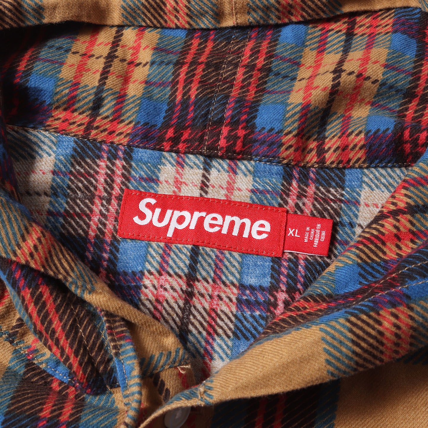 24SS フード付き プリントチェック フランネルシャツ(Printed Hooded Flannel Shirt)