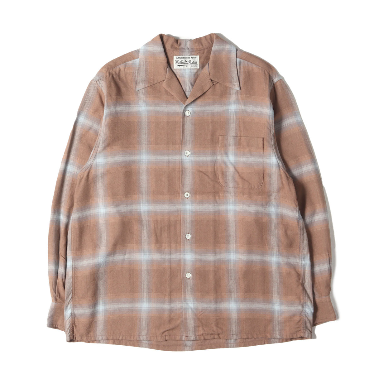 90s STUSSY レーヨン オープンカラー アロハシャツ ループ 仮面（WACKO 