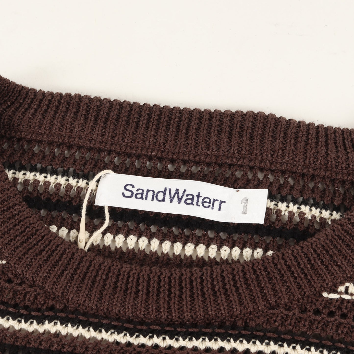24SS オーバーサイズ ボーダー ニット ベスト(RESEARCHED KNIT VEST / CL MIX YARN BORDER)