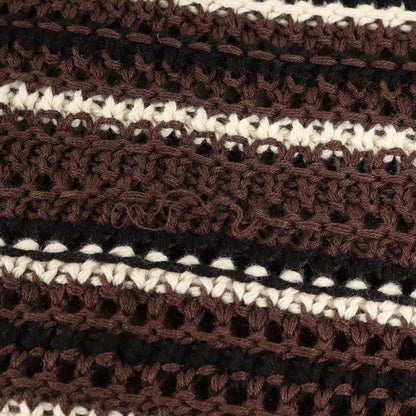 24SS オーバーサイズ ボーダー ニット ベスト(RESEARCHED KNIT VEST / CL MIX YARN BORDER)