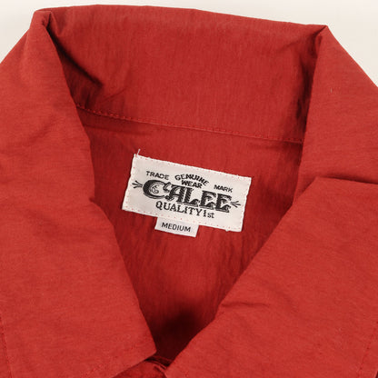 コットン/ナイロン 半袖 コーチジャケット