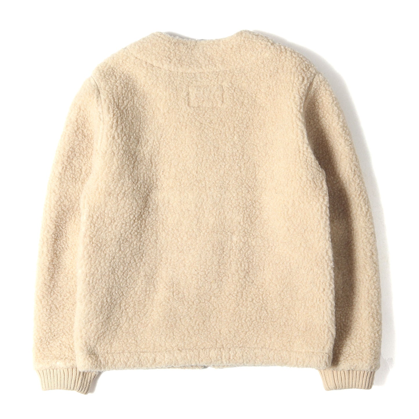 ×COLD BREAKER ウール ボアフリース ノーカラー ジャケット(Boa Fleece No Collar Jacket)