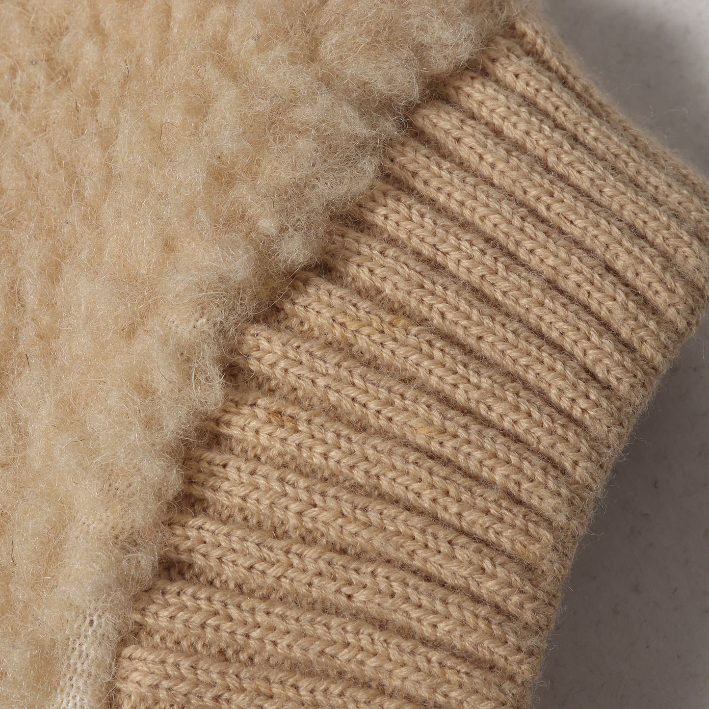 ×COLD BREAKER ウール ボアフリース ノーカラー ジャケット(Boa Fleece No Collar Jacket)