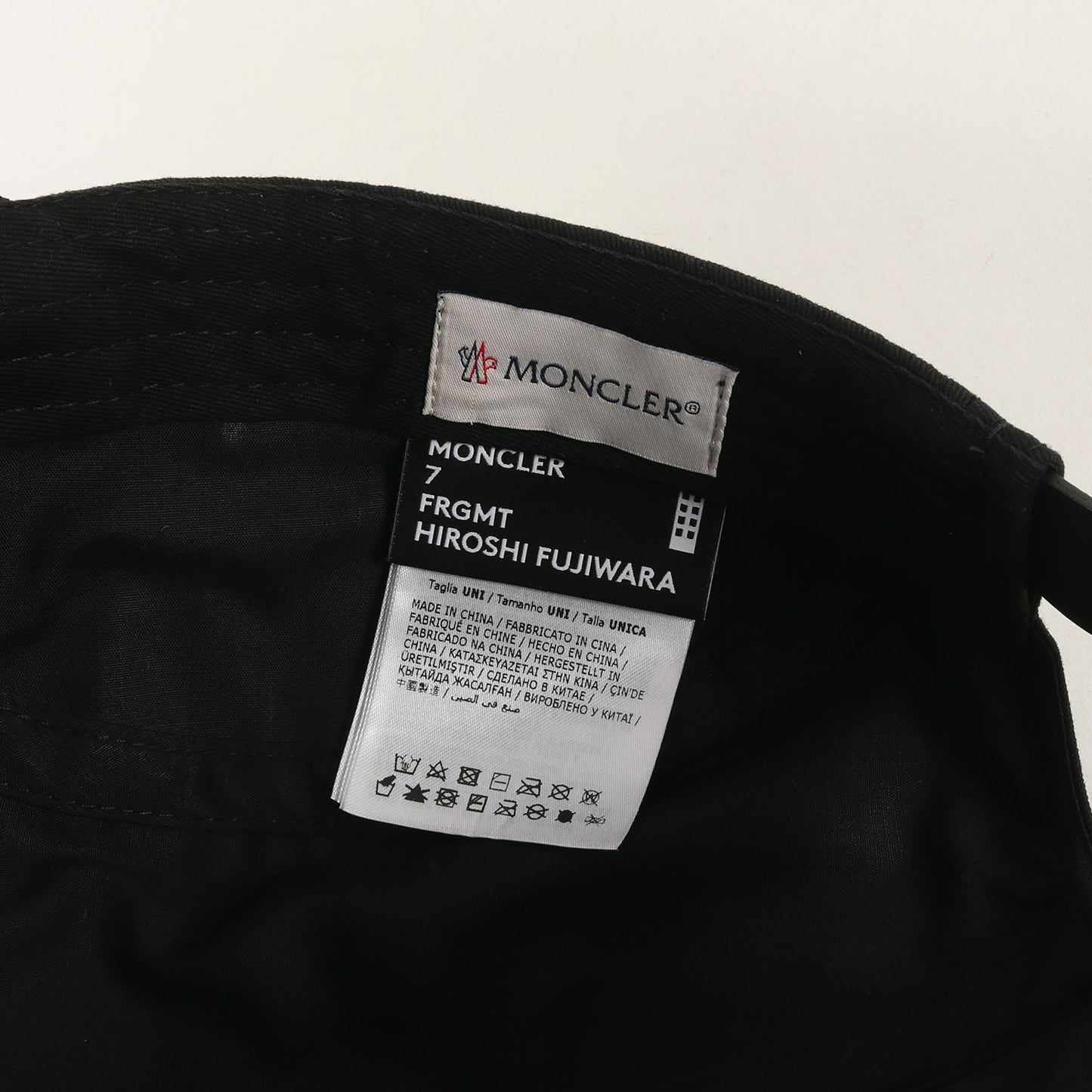 22AW ×fragment design レザーパッチ ジェットキャップ(MONCLER GENIUS / BASEBALL)