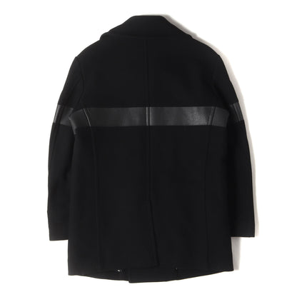 20AW ラインプリント メルトンウール Pコート(P-COAT)