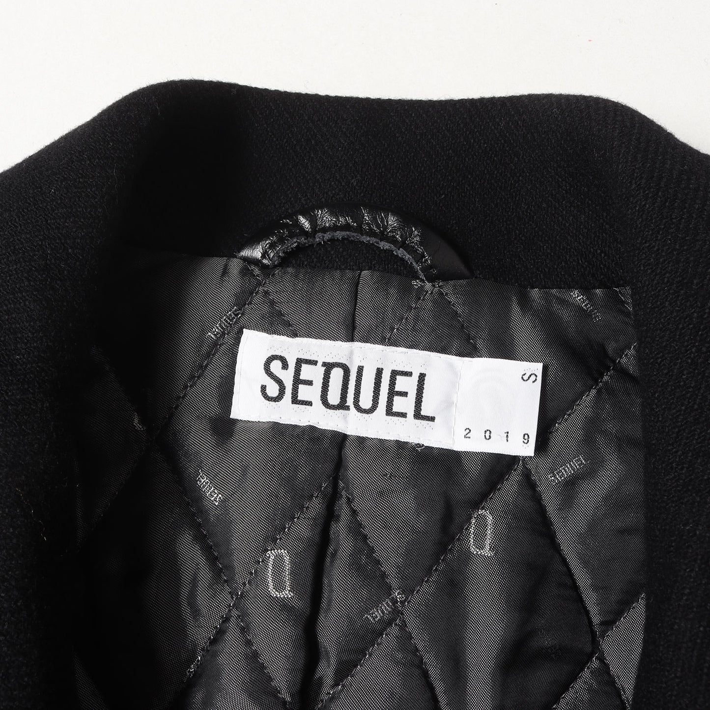 20AW ラインプリント メルトンウール Pコート(P-COAT)