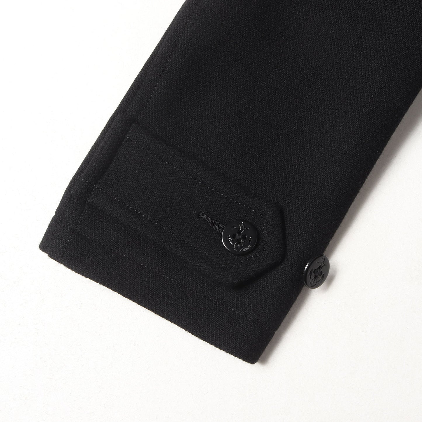 20AW ラインプリント メルトンウール Pコート(P-COAT)