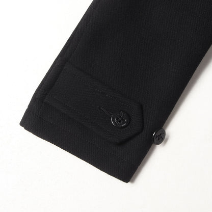 20AW ラインプリント メルトンウール Pコート(P-COAT)