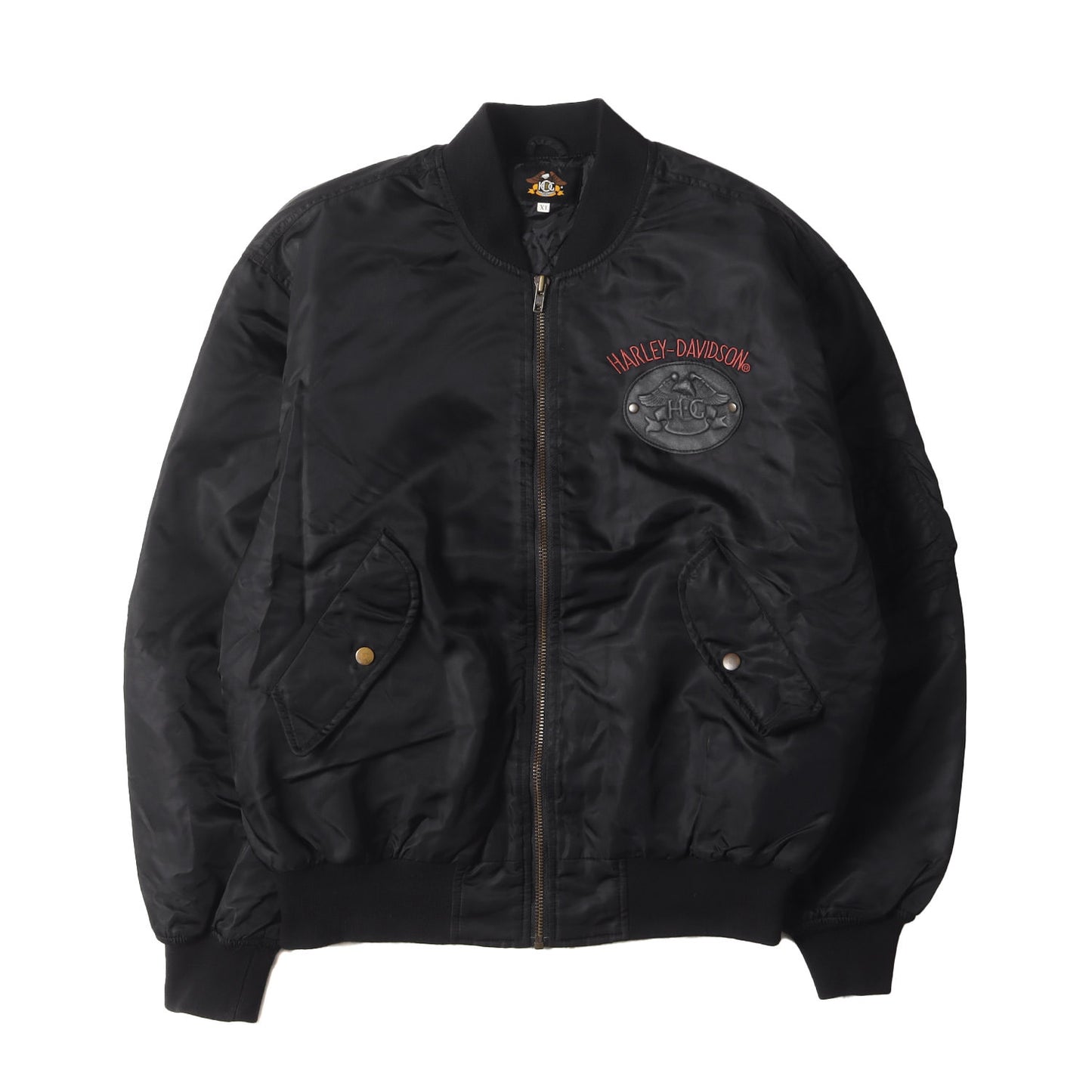 レザーワッペン MA-1 フライトジャケット