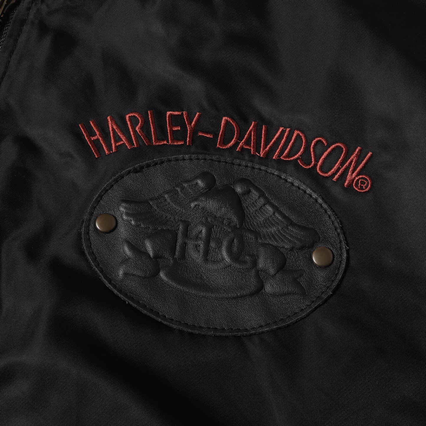 レザーワッペン MA-1 フライトジャケット