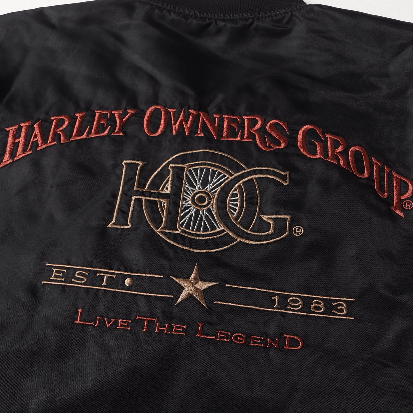 レザーワッペン MA-1 フライトジャケット