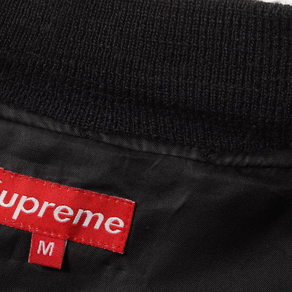 Supreme (シュプリーム) 03AW アーチロゴ レザーコンビ メルトンウール 