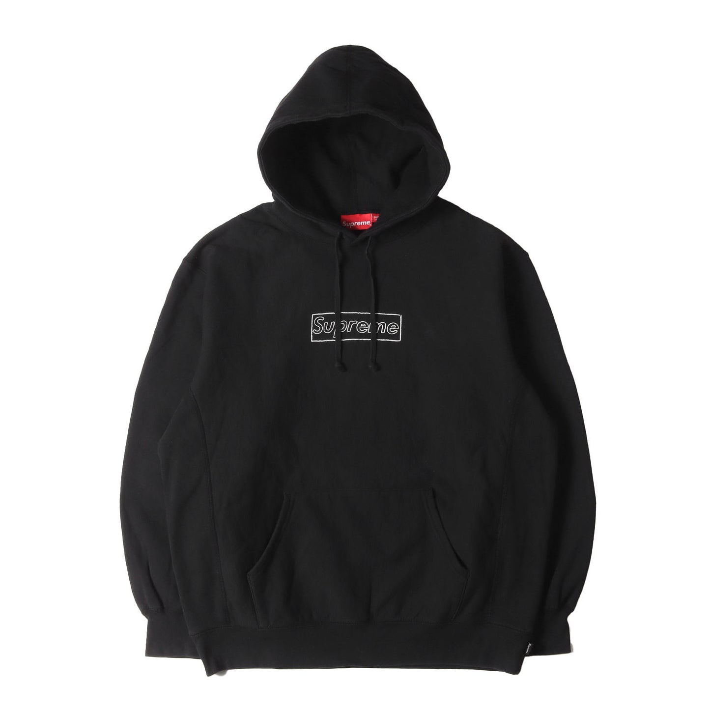 21SS ×KAWS チョーク BOXロゴ スウェットパーカー(Chalk Logo Hooded Sweatshirt)