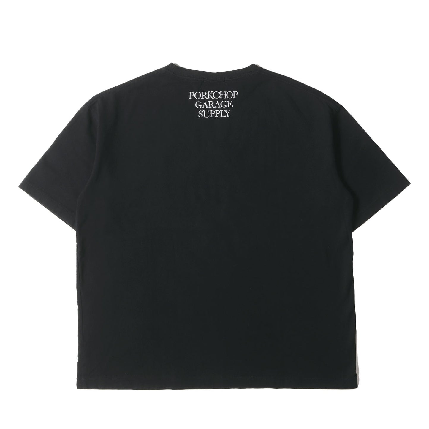 ロゴ刺繍 クルーネック Tシャツ