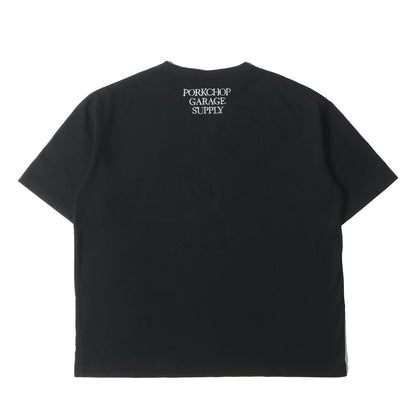 ロゴ刺繍 クルーネック Tシャツ