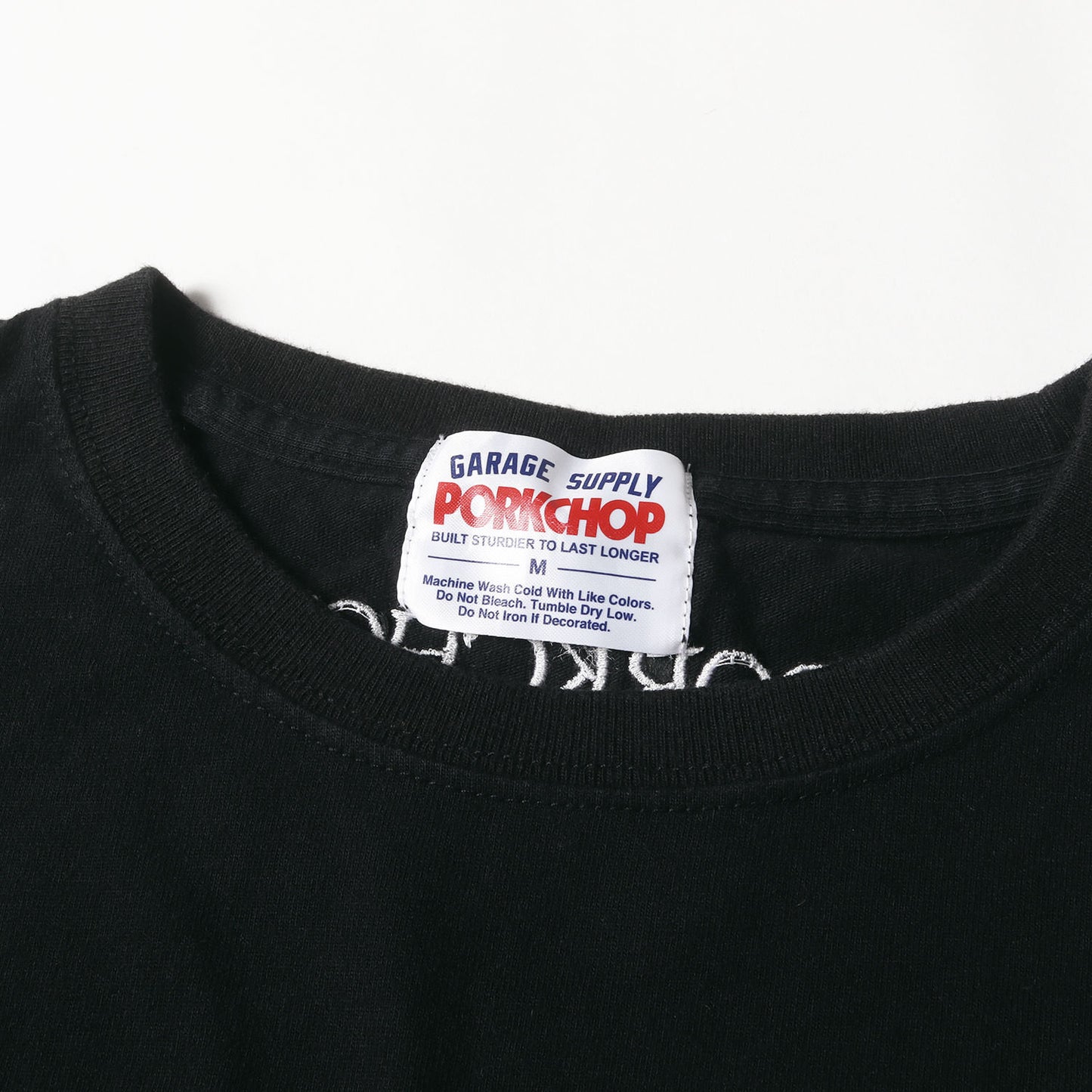 ロゴ刺繍 クルーネック Tシャツ