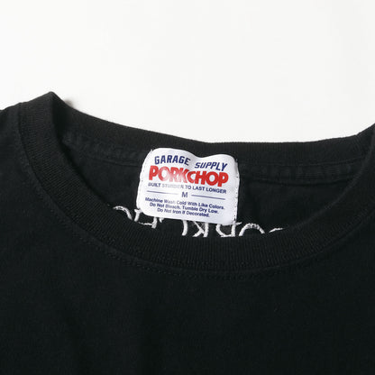 ロゴ刺繍 クルーネック Tシャツ