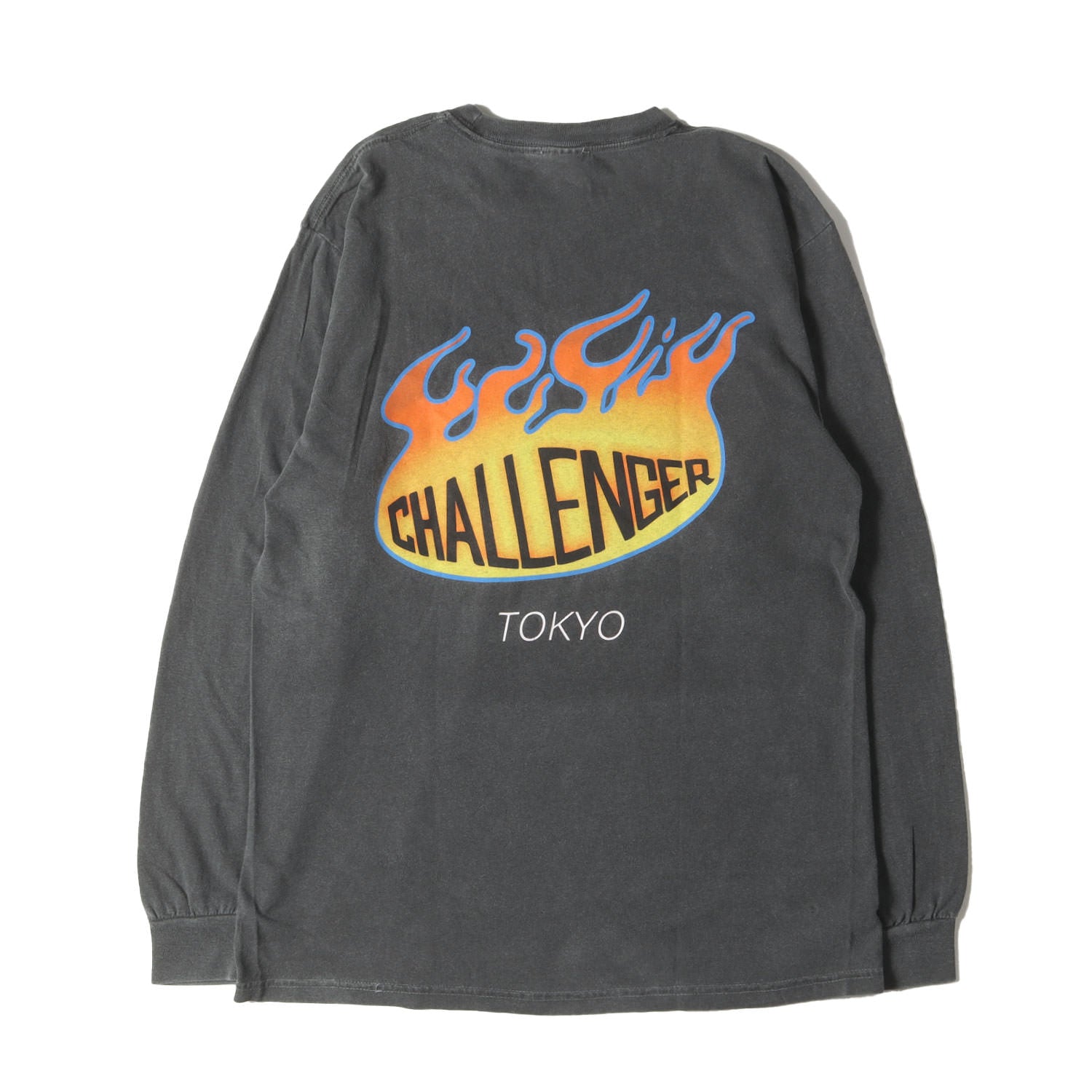 CHALLENGER (チャレンジャー) 21AW ウォッシュ加工 ファイヤボール ロングスリーブ Tシャツ(L/S FIREBALL TEE) -  ブランド古着の通販・買取 | BEEGLE by Boo-Bee