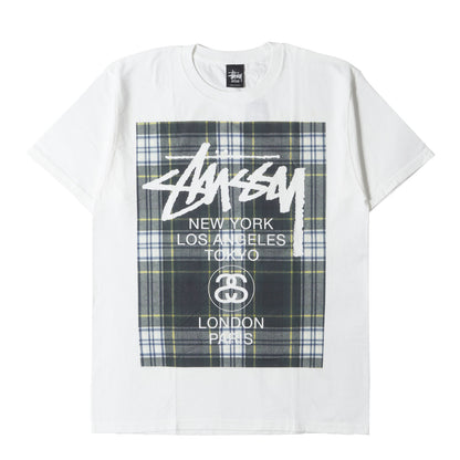 タータンチェック ワールドツアーロゴ Tシャツ(PLAID WT TEE)