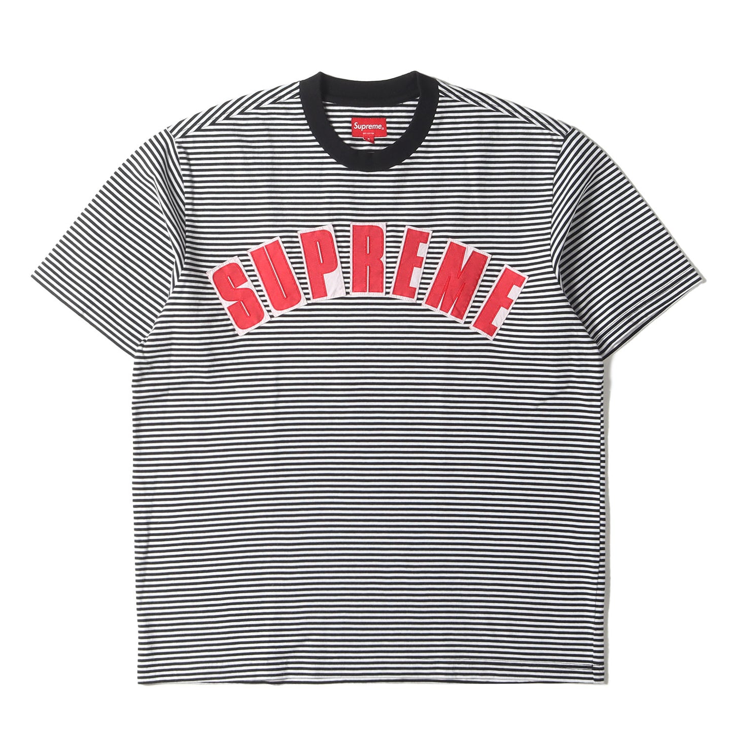 20SS アーチロゴ アップリケ ボーダー Tシャツ(Arc Applique S/S Top)