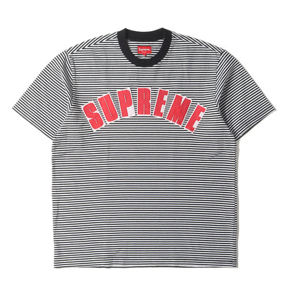 20SS アーチロゴ アップリケ ボーダー Tシャツ(Arc Applique S/S Top)