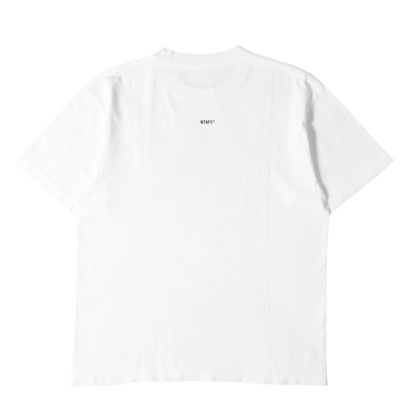 ×MINE ブランドロゴ刺繍 クルーネック Tシャツ