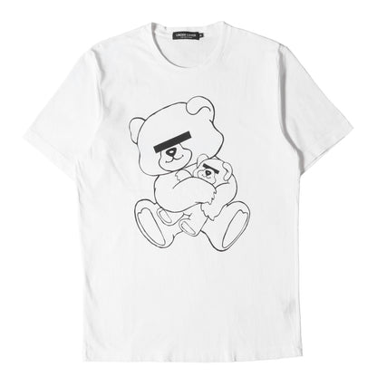 ベア プリント クルーネック Tシャツ