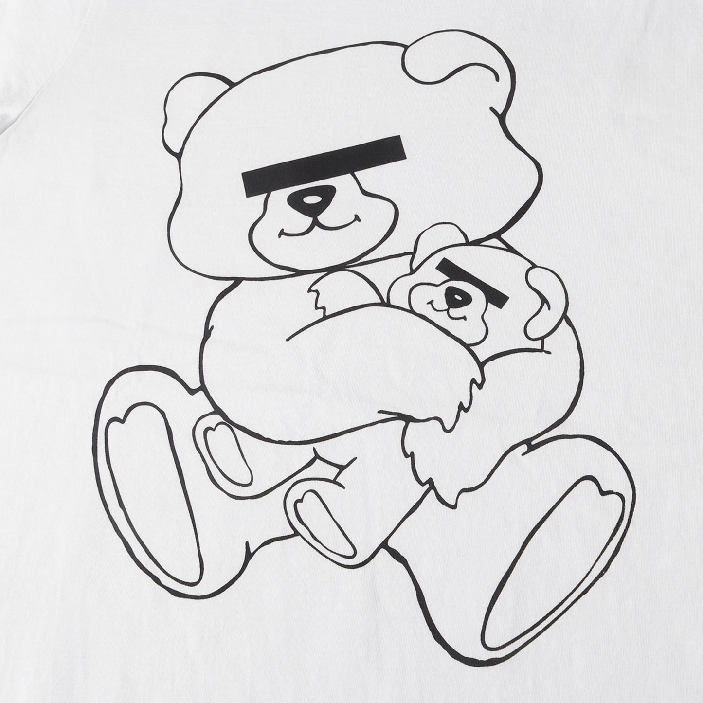 ベア プリント クルーネック Tシャツ