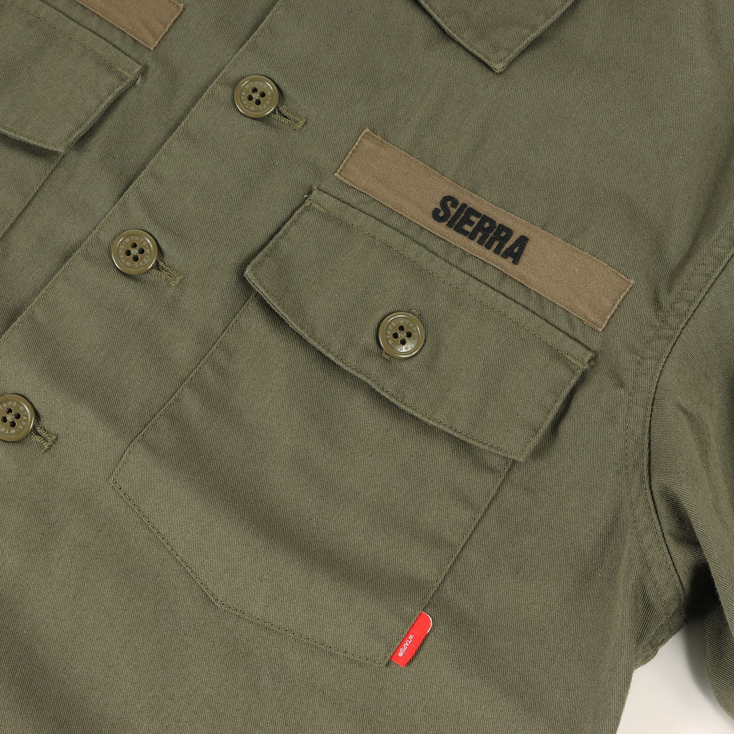 サージクロス ミリタリー 半袖シャツ(BUDS SS / SHIRT)