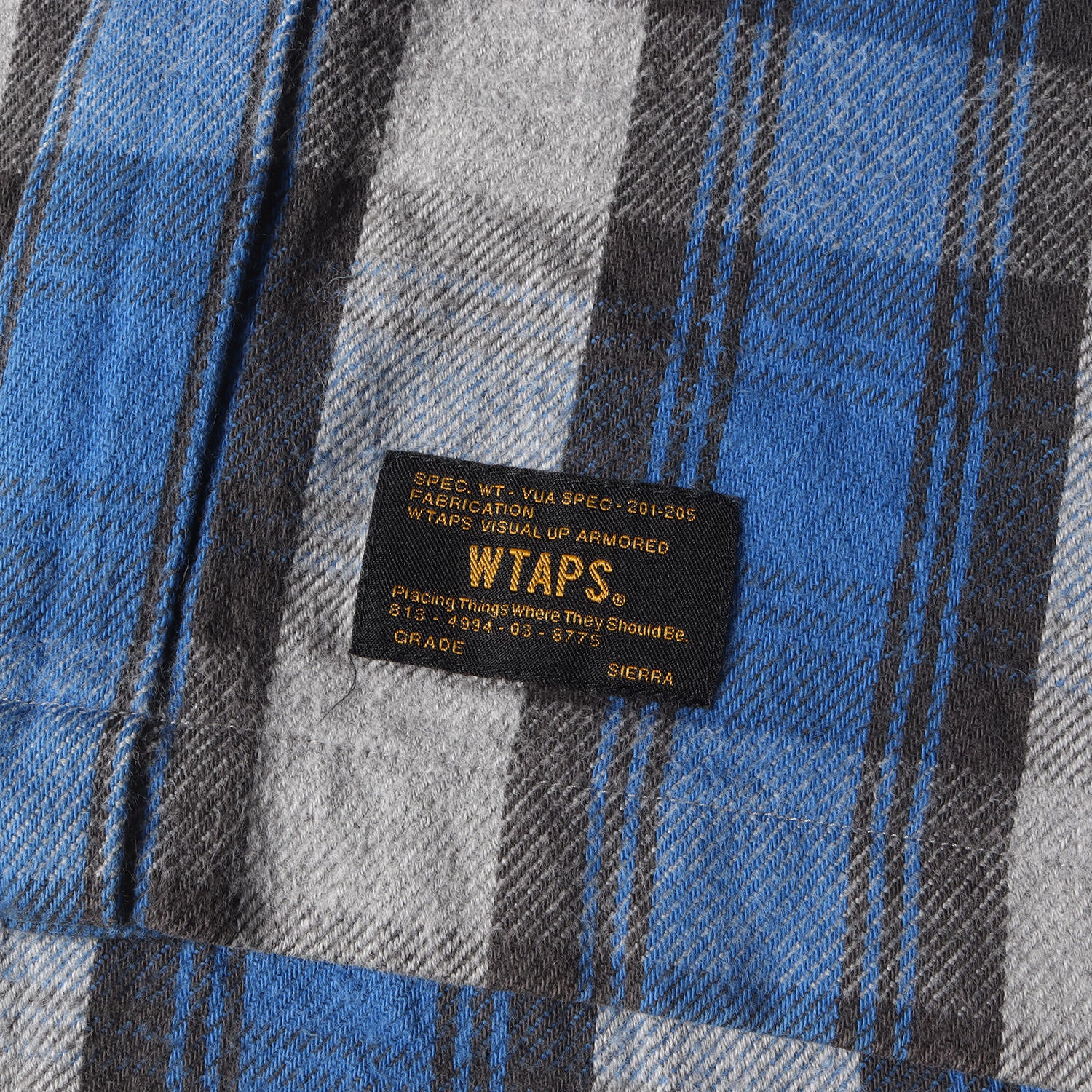 wtapsヘビー チェック フランネルシャツ