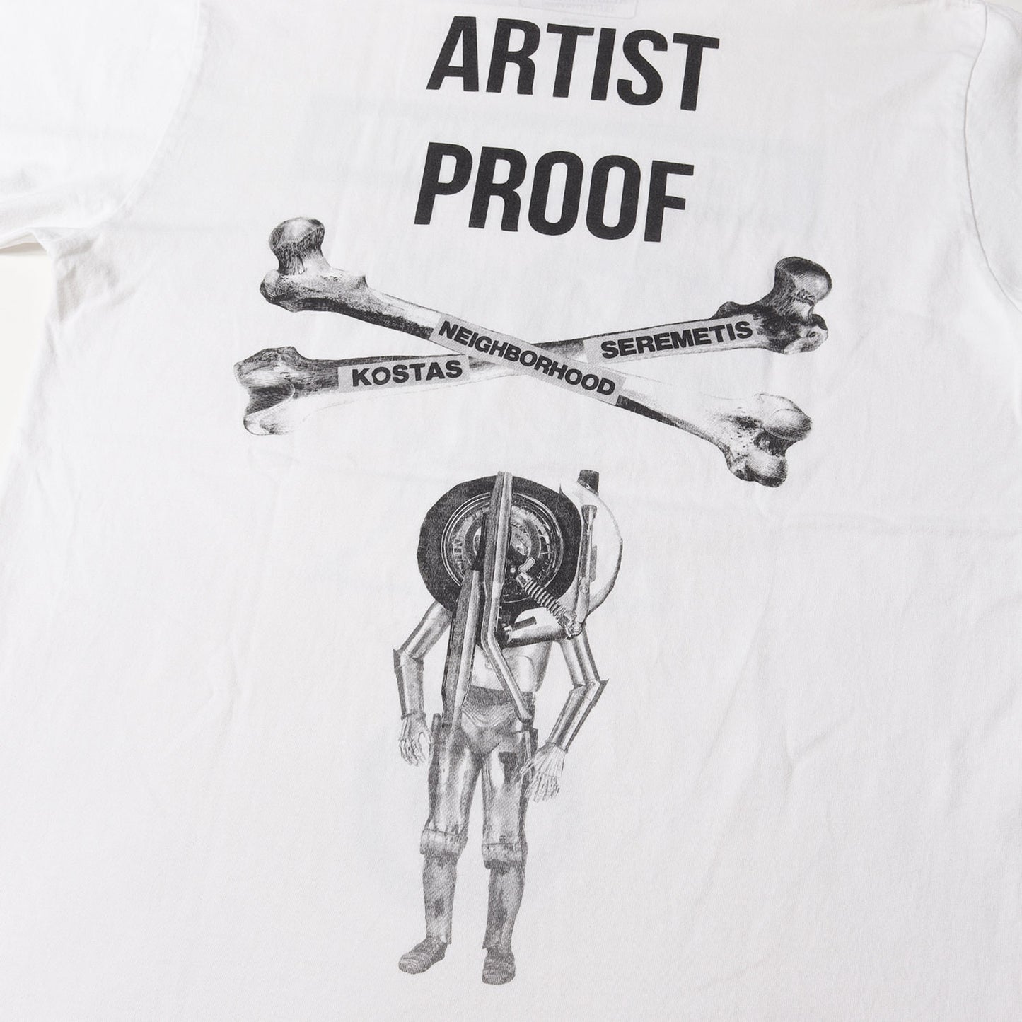 20SS ×KOSTAS コラージュグラフィック Tシャツ