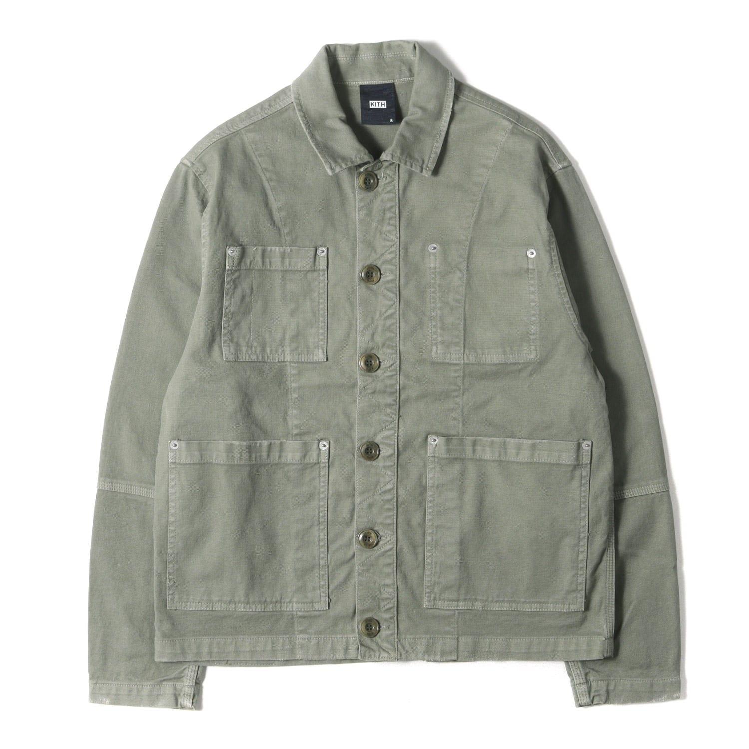 KITH NYC (キス ニューヨークシティー) 22AW オーバーダイ加工 キャンバス チョアジャケット / カバーオール(Overdyed  Canvas Willoughby Chore Jacket) - ブランド古着の通販・買取 | BEEGLE by Boo-Bee