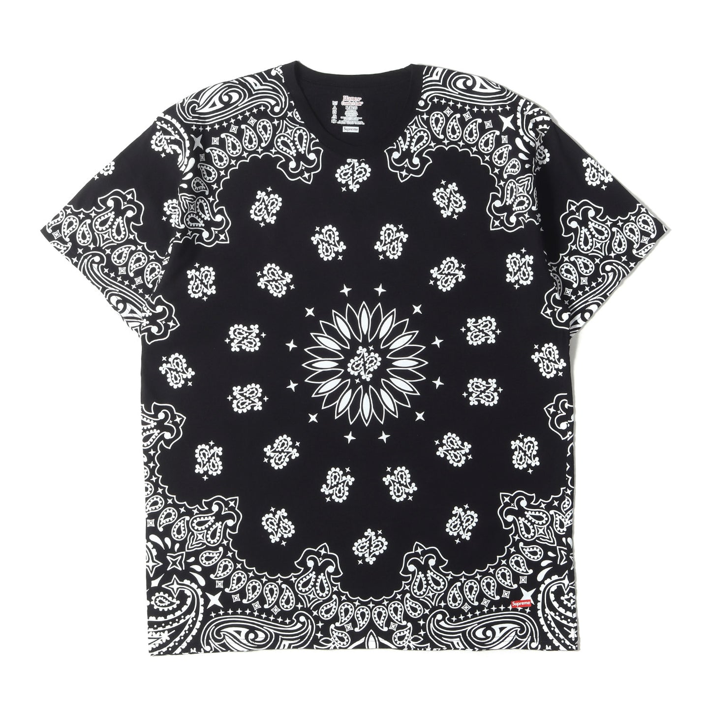 22AW ×Hanes バンダナ柄 クルーネック Tシャツ(Bandana Tagless Tees)