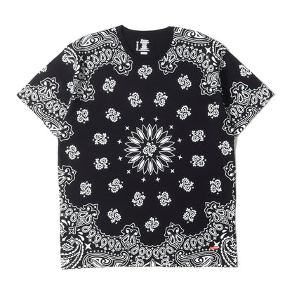 22AW ×Hanes バンダナ柄 クルーネック Tシャツ(Bandana Tagless Tees)
