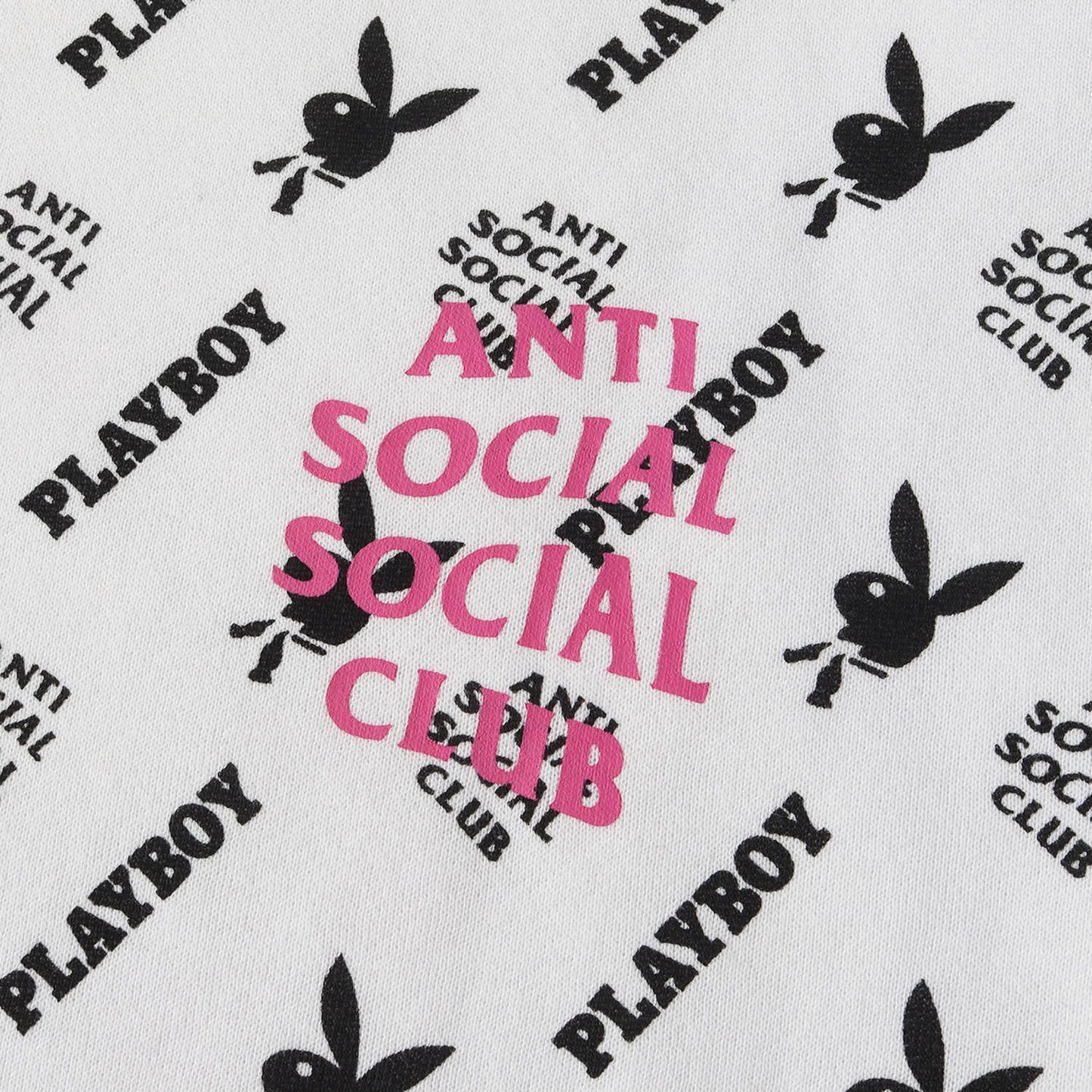 ×PLAYBOY ラビットヘッド ロゴ総柄 スウェットパーカー