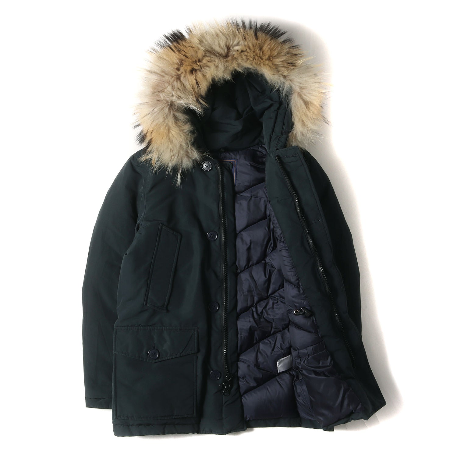 WoolRich (ウールリッチ) リアルファー付き 60/40クロス アークティック パーカー / ダウンジャケット(ARCTIC PARKA) -  ブランド古着の通販・買取 | BEEGLE by Boo-Bee