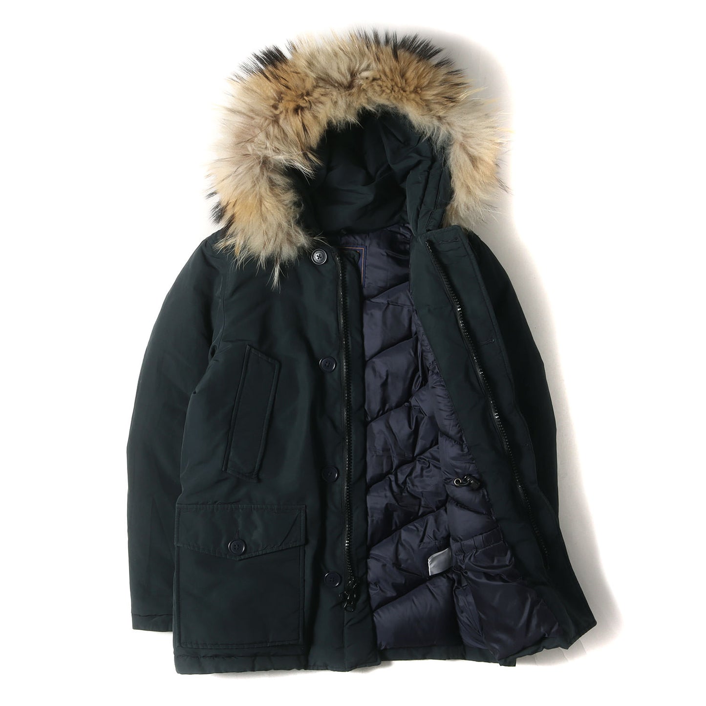 WoolRich (ウールリッチ) リアルファー付き 60/40クロス アーク  
