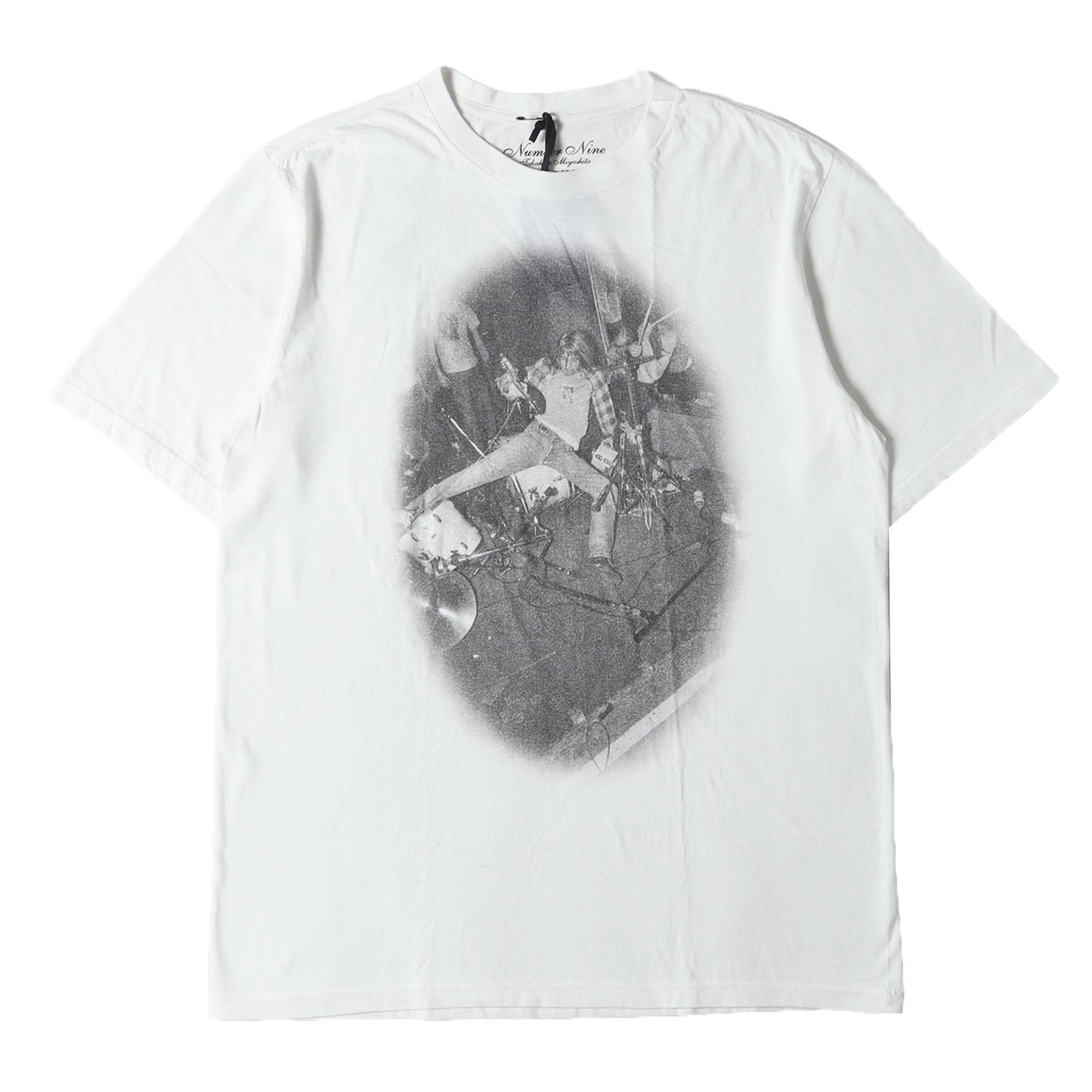 09AW A CLOSED FEELING期 ×Charles Peterson カート・コバーン フォト コットン/カシミヤ Tシャツ(デッドストック)