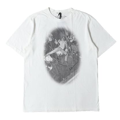 09AW A CLOSED FEELING期 ×Charles Peterson カート・コバーン フォト コットン/カシミヤ Tシャツ(デッドストック)