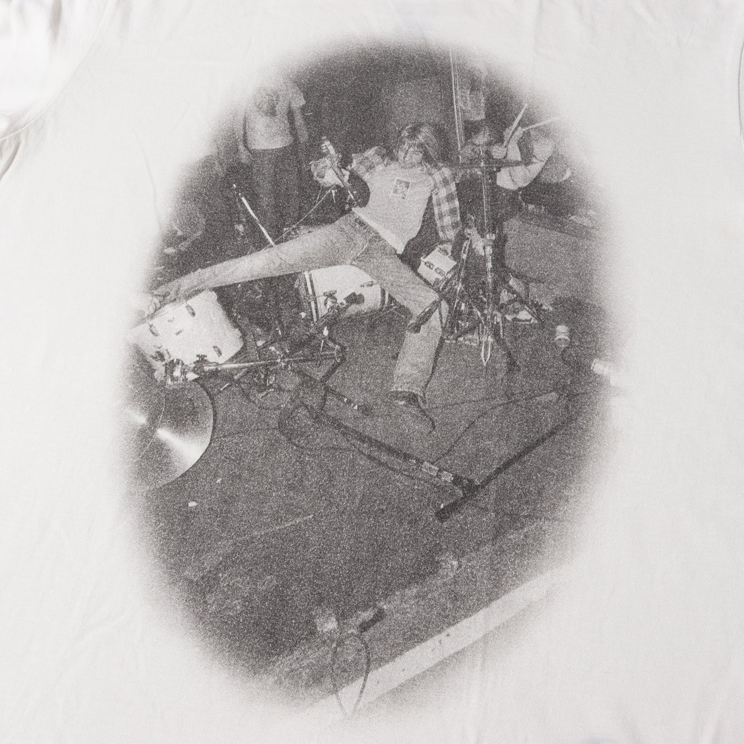 09AW A CLOSED FEELING期 ×Charles Peterson カート・コバーン フォト コットン/カシミヤ Tシャツ(デッドストック)