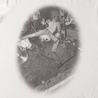 09AW A CLOSED FEELING期 ×Charles Peterson カート・コバーン フォト コットン/カシミヤ Tシャツ(デッドストック)