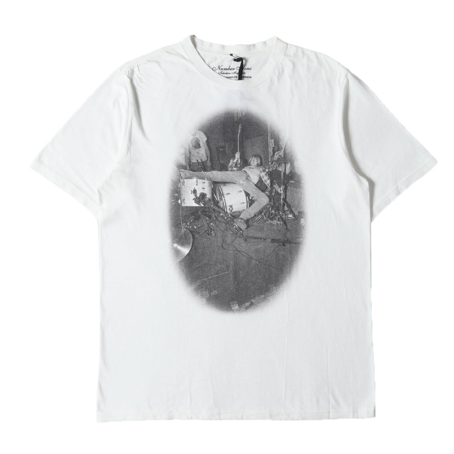 09AW A CLOSED FEELING期 ×Charles Peterson カート・コバーン フォト コットン/カシミヤ Tシャツ(デッドストック)