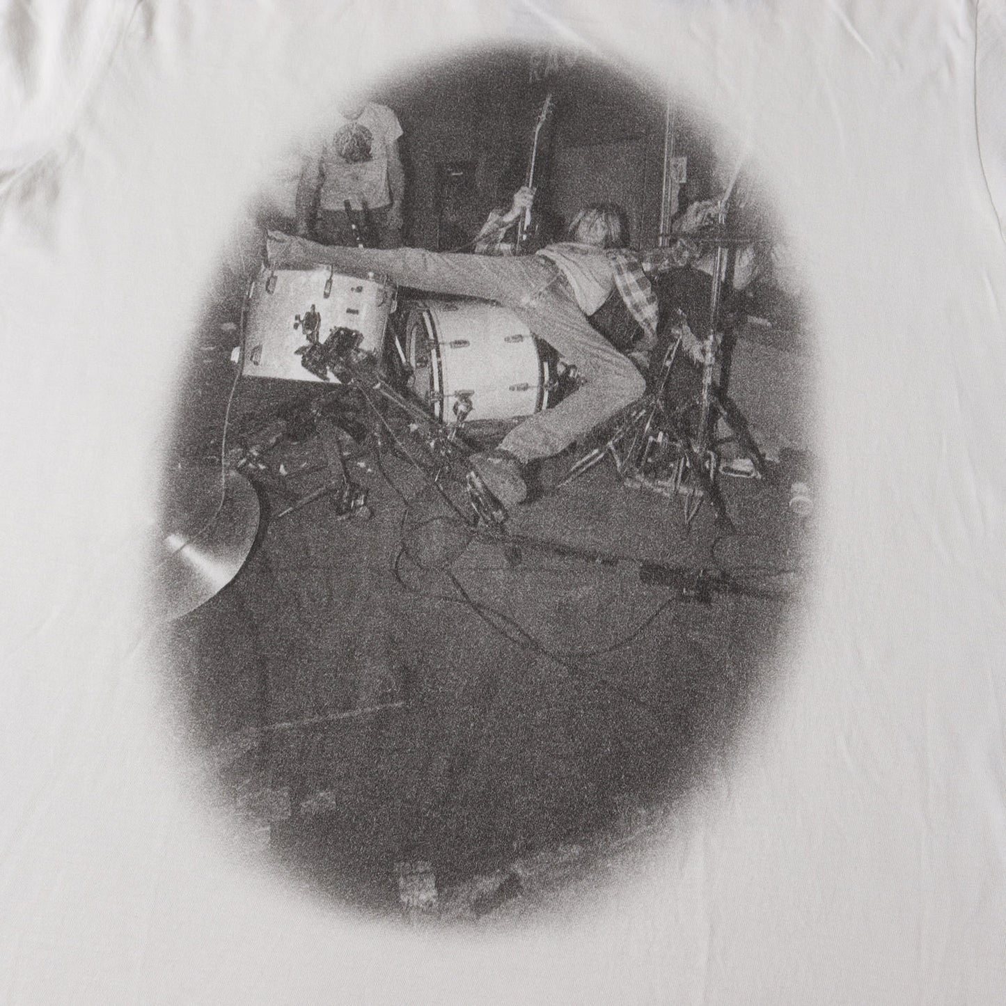 09AW A CLOSED FEELING期 ×Charles Peterson カート・コバーン フォト コットン/カシミヤ Tシャツ(デッドストック)