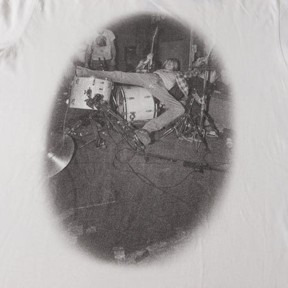 09AW A CLOSED FEELING期 ×Charles Peterson カート・コバーン フォト コットン/カシミヤ Tシャツ(デッドストック)